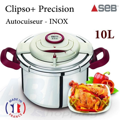 Cocotte Clipso +Precision  Autocuiseur Inox 10L - SEB
