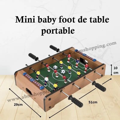 Mini baby foot de table portable 51x29x10cm