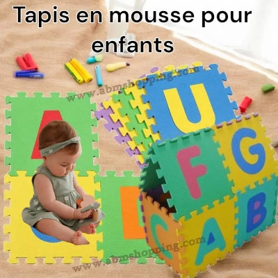 tapis-moquettes-en-mousse-pour-enfants-10-pcs-حصيرة-ناعمة-للاطفال-قطع-bordj-el-kiffan-alger-algerie