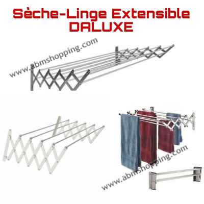 Sèche Linge - Pliable et Extensible _Aluminium DALUXE