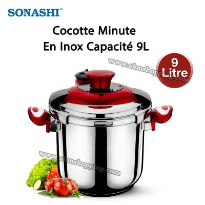 Cocotte Minute en Inox capacité 9L | SONASHI