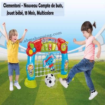Clementoni  Nouveau Compte de buts, Jouet bébé, 18 Mois, Multicolo