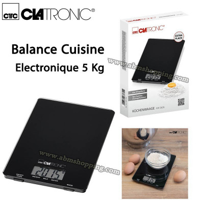 Balance cuisine électronique noir | Clatronic