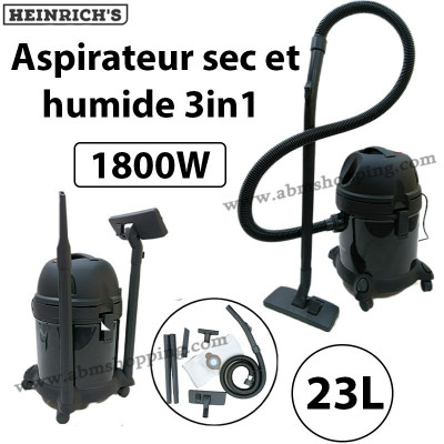 مكنسة-كهربائية-و-تنظيف-بالبخار-aspirateur-sec-et-humide-3in1-heinrichs-برج-الكيفان-الجزائر