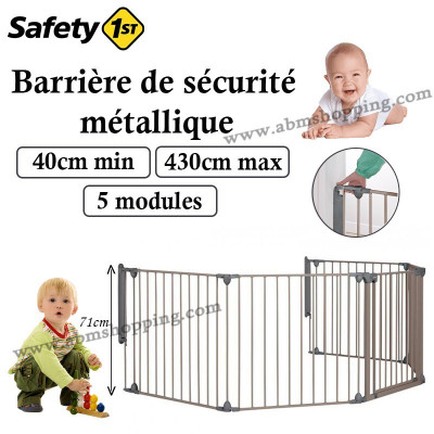 Barrière de sécurité métallique de 5 modules | Safety 1st