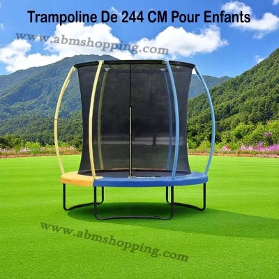 Trampoline De 244 CM Pour Enfants