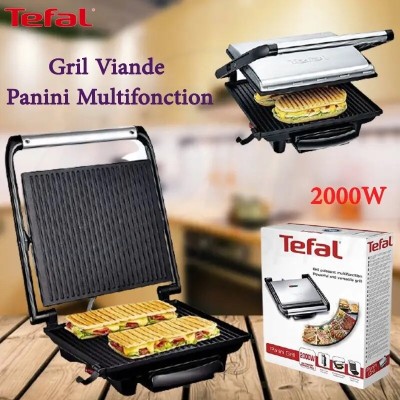 Gril Viande Panini Multifonction 2000W Tefal