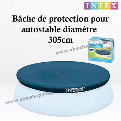 Bâche de protection pour autoportante diamètre 305 cm | INTEX