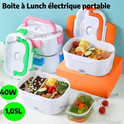 Boîte À Lunch Électrique Portable 1,05L 40W En Acier Inoxydable