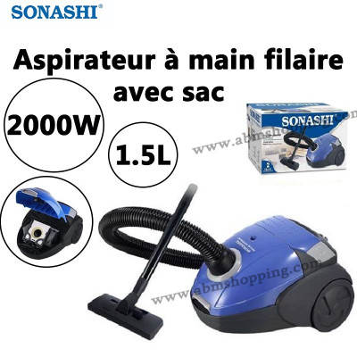 مكنسة-كهربائية-و-تنظيف-بالبخار-aspirateur-a-main-filaire-avec-sac-15l-2000w-sonashi-برج-الكيفان-الجزائر