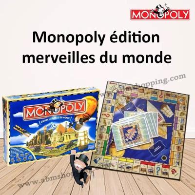 Monopoly édition merveilles du monde