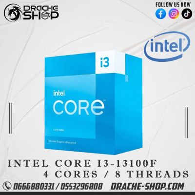 Processeur Intel I3 13100F (4C/8T)