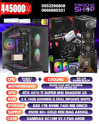 CONFIG RYZEN 7 9700X + 4070 TI SUPER MSI SHADOW