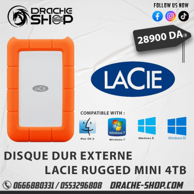 Disque dur externe LaCie Rugged Mini 4 TB