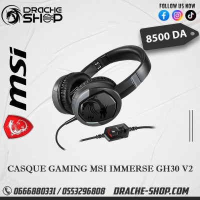 Casque Gaming MSI IMMERSE GH30 V2