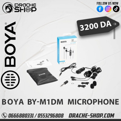  Boya Dual Omni-directional Lavalier Microphone