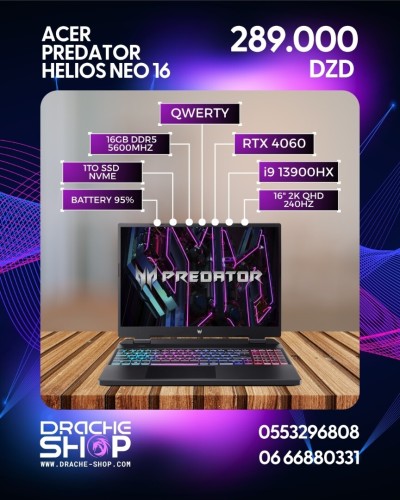Acer Predator Helios Neo 16 USED