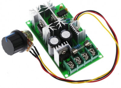 DC 10-60V Motor speed control Regulator PWM switch 20A current regulator high power drive module