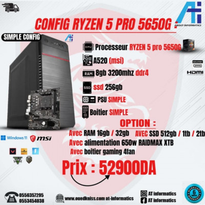 pc-de-bureau-config-amd-ryzen-5-pro-5650g-avec-a520-msi-bab-ezzouar-alger-algerie