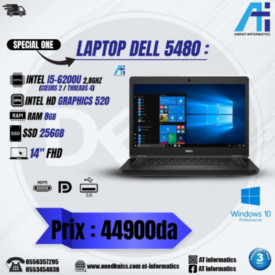 pc-portable-laptop-dell-latitude-5480-i5-6gb-8th-256-ssd-14fhd-win-10-bab-ezzouar-alger-algerie