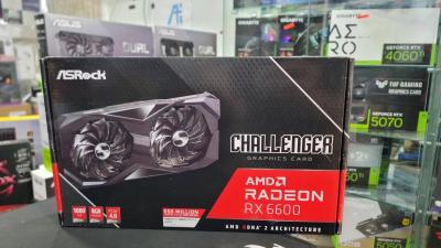 ASROCK CHALLENGER RX 6600 8G GDDR6 1080 FHD Up to 8K PCIE 4.0 HDMI DP  FREESYNC  BLACK