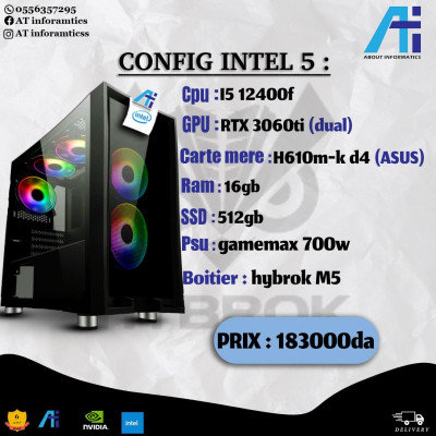 Config pc Intel core i5 13400f