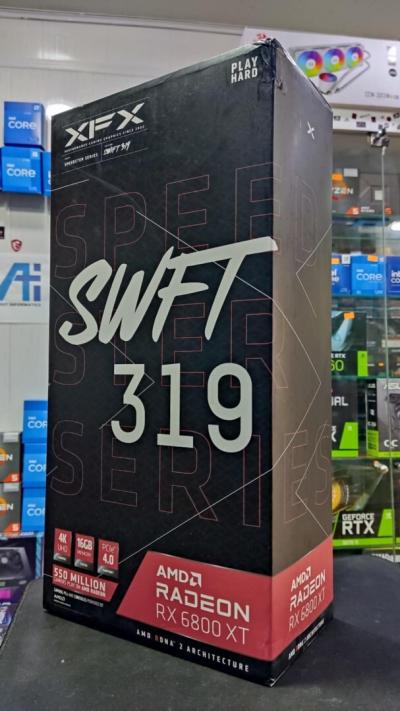 XFX Speedster MERC 319 AMD Radeon RX 6800 XT CORE Gaming 16GB GDDR6, AMD RDNA 2 Gpu Not refurbished