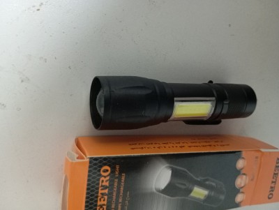 Lampe de poche double allumage USB 90mm BEETRO