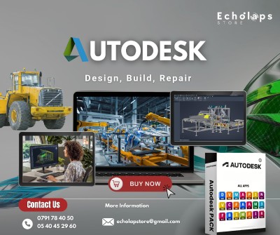Autodesk Logiciels AutoCAD, Naviswork, Revit, Maya٫ Robot structural, Civil 3D ,arnlod 2026