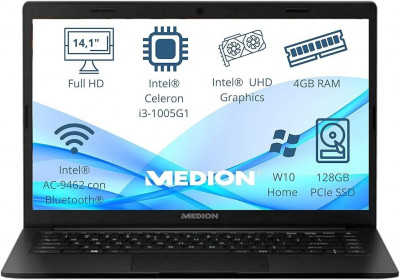 MEDION E14409 I3-10TH 4GB 128GB SSD NEUF SOUS EMBALLAGE