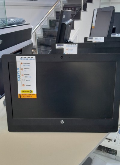 ALL IN ONE HP PRO ONE 400 G2 I5-6500T 8G 256G SSD 20".