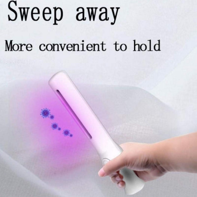 Lampe désinfectante à lumière UV Lampe germicide portable pour hôtel, maison, armoire, toilettes,
