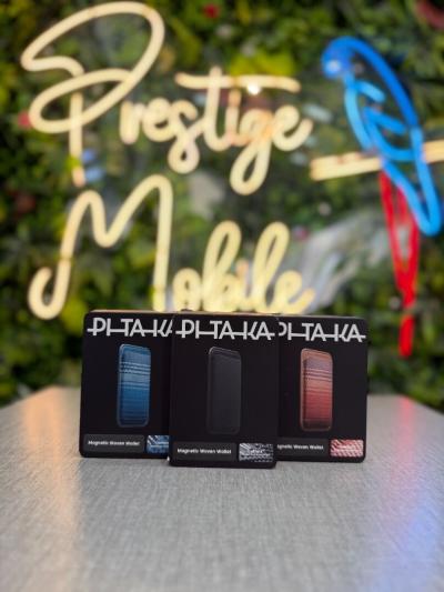 PITAKA MAGNETIC WOVEN WALLET - SUNSET - BLACK