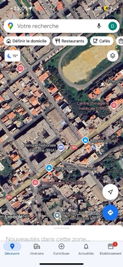 Vente Terrain Tipaza Bou ismail