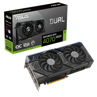 GPU RTX 4070 SUPER 12GB OC ASUS DUAL