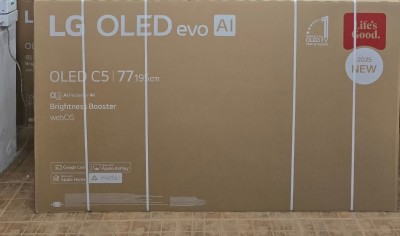 TV LG OLED EVO 77" C5 SMART 4K 144FPS HDMI 2.1 NEW 2025 EUROPÉEN 