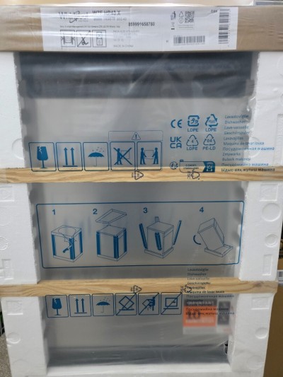 LAVE VAISSELLE WHIRLPOOL 15 COUVERT 3 PANIER 6ÈME SENS POWER CLEAN W7F HP43 X 