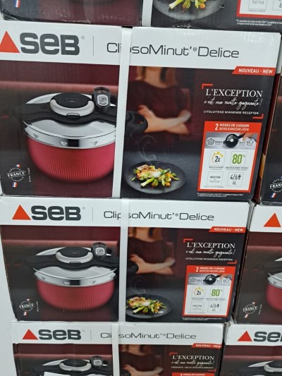 COCOTTE MINUTE SEB 6L CLIPSO MINUT DELICE NEW MADE IN FRANCE 
