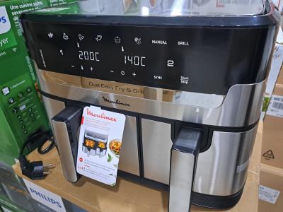FRITEUSE MOULINEX DUAL EASY FRY & GRILL 8.3L 2IN1 EZ905D20 