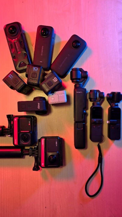 Camera action Go-Pro pocket insta360