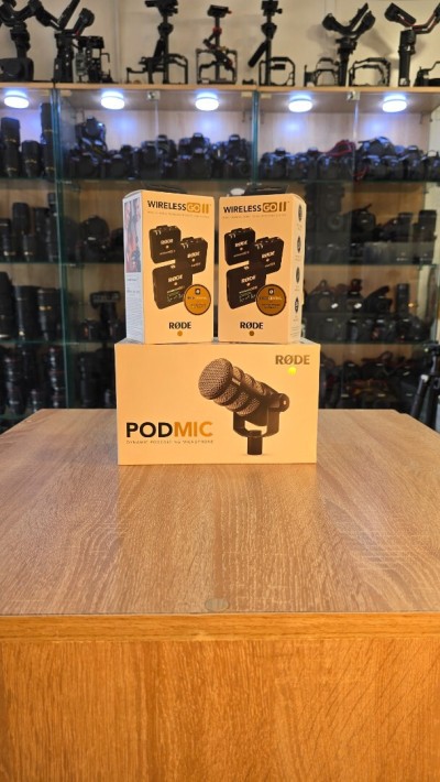 Rode Wireless go II et Pod mic
