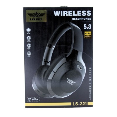 CASQUE MICROPHONE BLUETOOTH-TF CARD-AUX SANS FIL LELISU LS-221 BAT 12H