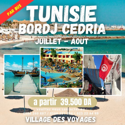 tunisie par bus bordj cedria