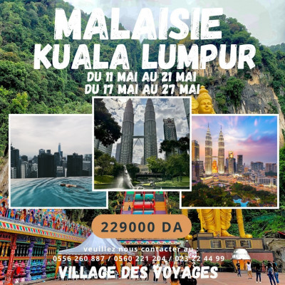 Voyage organisé MALAYSIA 2024 - Kuala Lumpur
