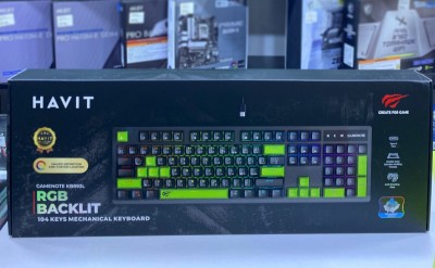 KEYBOARD WIRED HAVIT KB893L MECANIQUE 80% |BLUE SWITCH