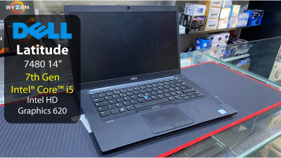 Laptop Dell Latitude 7480 - Intel Core i5-7300U CPU 2.60GHz, 8GB RAM, 256GB SSD, 14 FHD