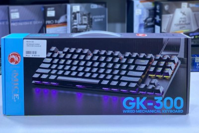 KEYBOARD WIRED I-MICE MECHANIQUE GK300 |BLUE SWITCH