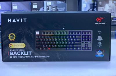 KEYBOARD HAVIT KB892L MECHANICAL RGB TYPE-C 87 KEYS |BLUE SWITCH