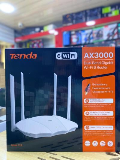 ROUTEUR TENDA TX9 AX3000 WI-FI 6 AVEC 4 PORTS LAN 10/100/1000 MBPS