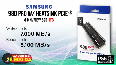 SSD SAMSUNG 1Tb 980 PRO With Heatsink